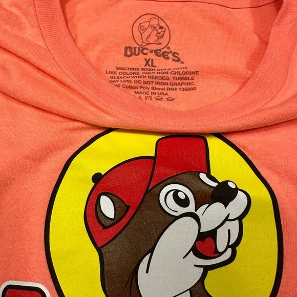 Buc-ee’s Bright Orange tee shirt Unisex - Picture 4 of 5